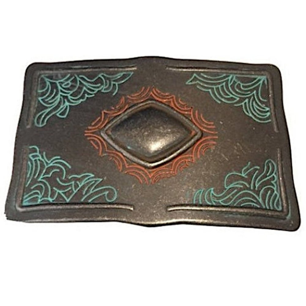Vintage Southwestern Handmade Belt Buckle Large